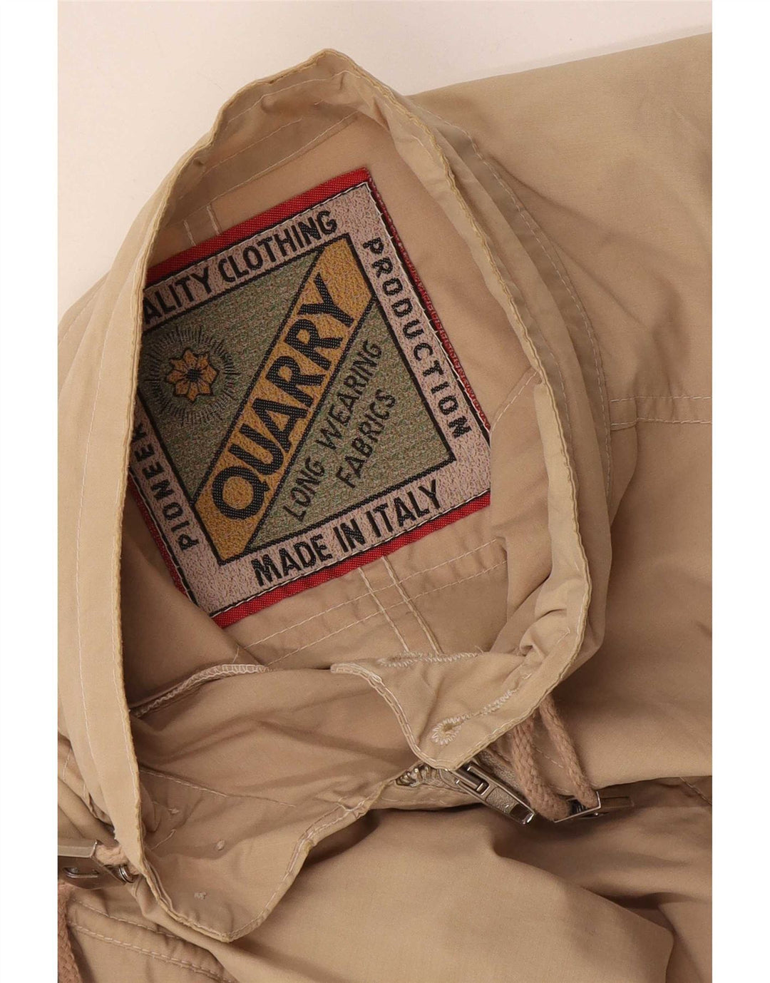 Quarry Mens Utility Jacket UK 42 XL Beige