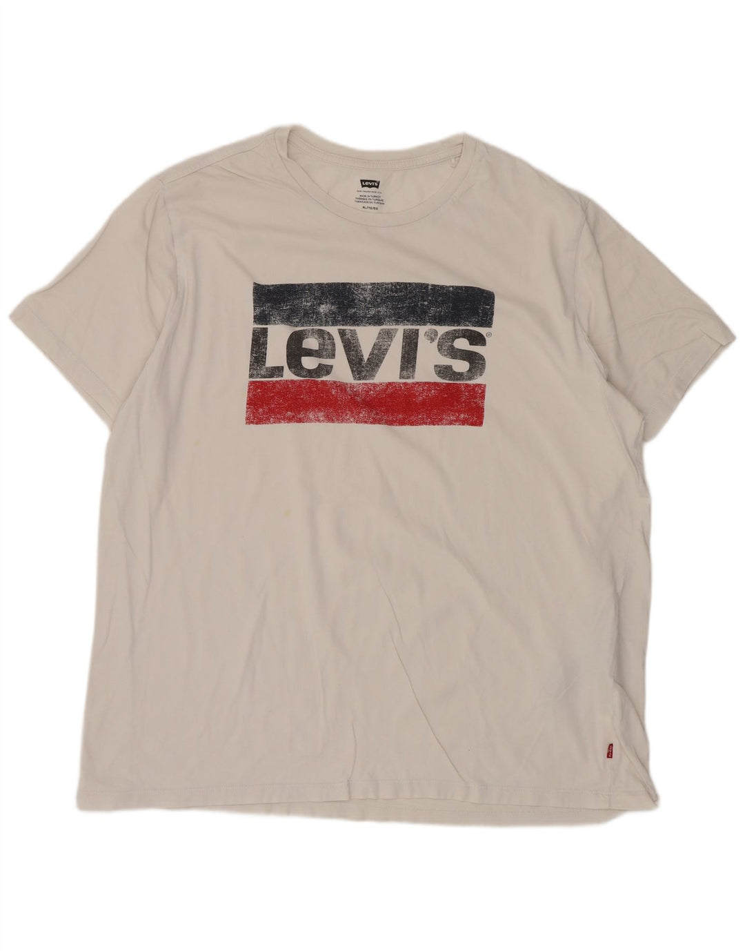 Ανδρικό γραφικό T-Shirt Levi's Top XL Λευκό βαμβακερό