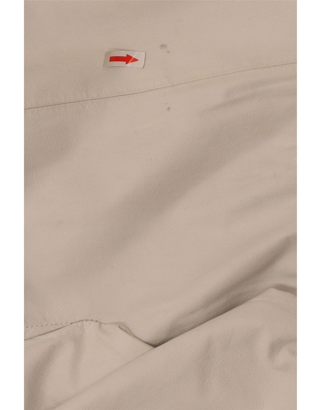 Vintage Γυναικείο Military Δερμάτινο Μπουφάν EU 42 Large White Leather