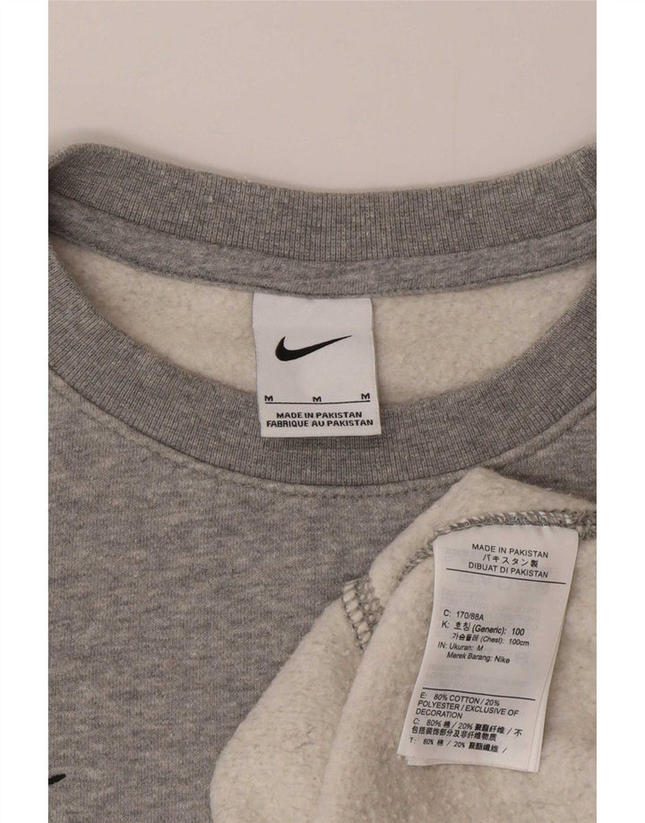 Ανδρικό φούτερ Nike Jumper, μεσαίο γκρι βαμβακερό