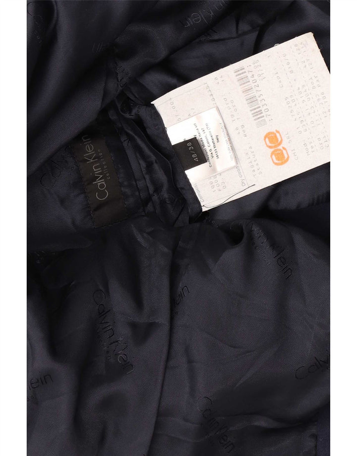 Calvin Klein Ανδρικό Μπουφάν 1 Κουμπί Blazer IT 48 Μαλλί μεσαίου Navy