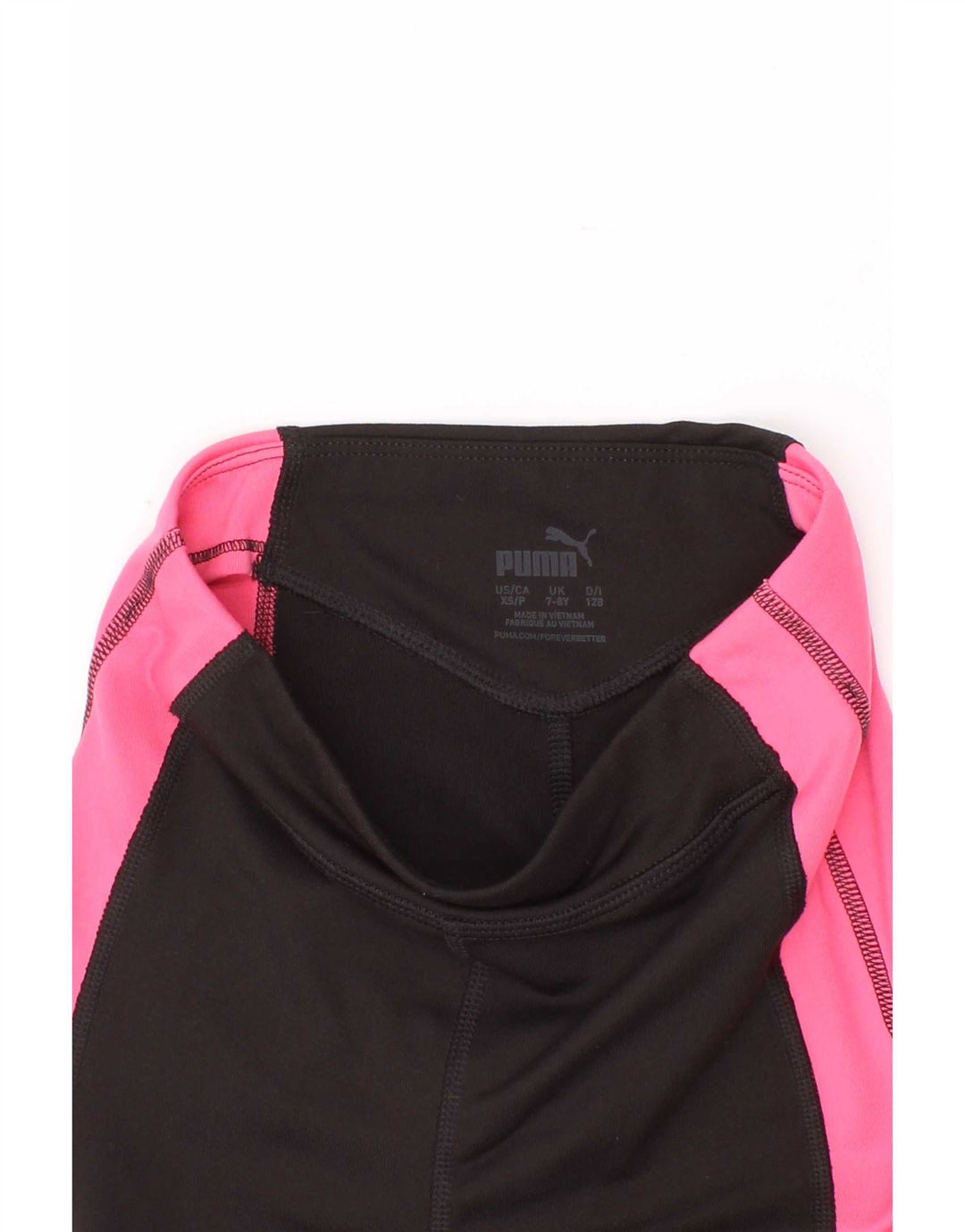 Puma Girls Graphic Capri κολάν 7-8 ετών Μαύρο Colourblock Πολυεστέρας