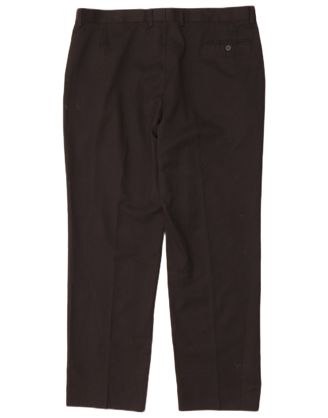 Marks & Spencer Ανδρικό παντελόνι Chino με κανονική εφαρμογή W38 L31 μαύρο πολυεστέρα