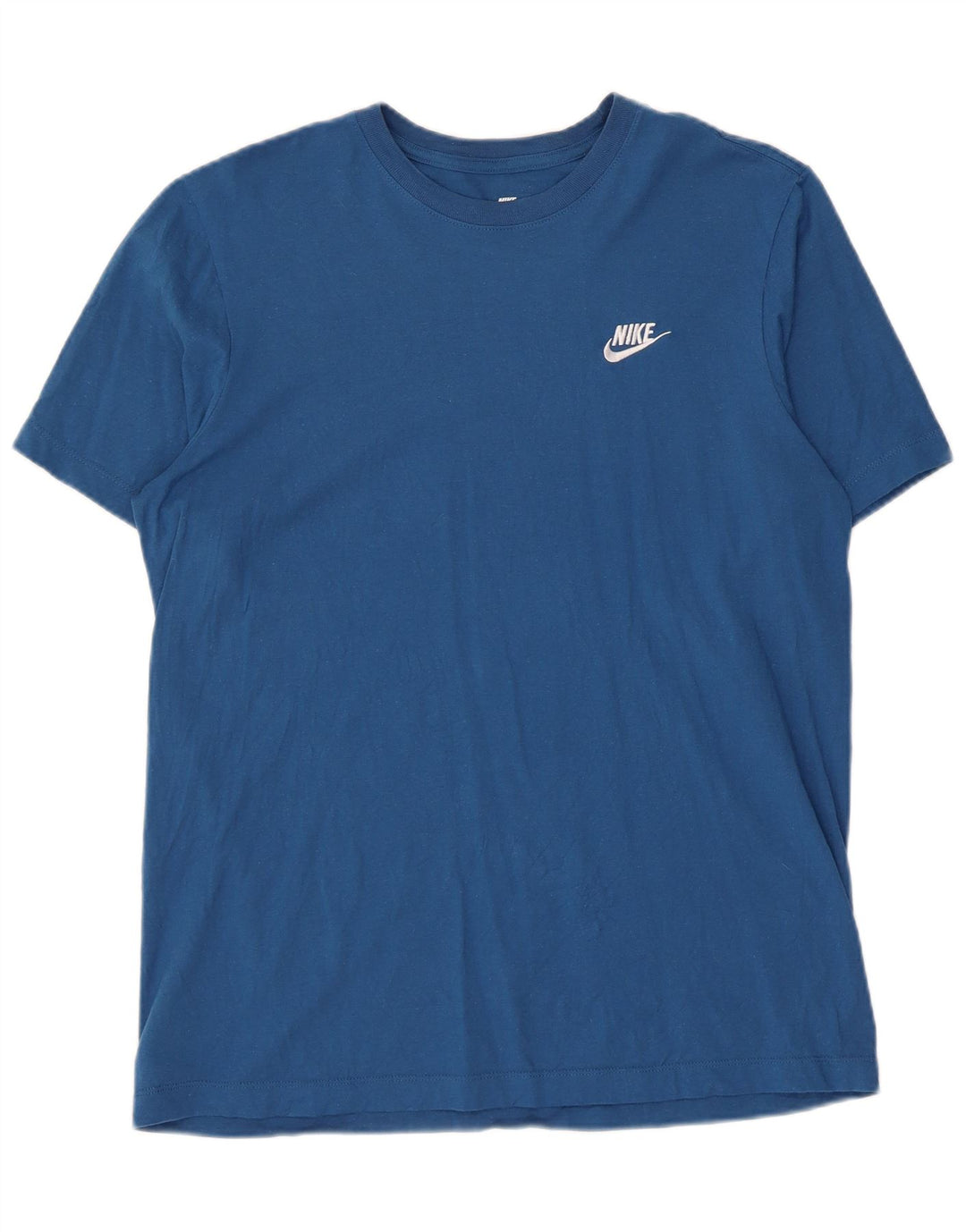 Ανδρικό μπλουζάκι Nike, μεσαίο μπλε βαμβακερό