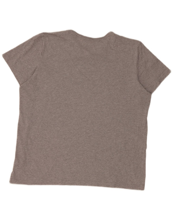 Ανδρικό γραφικό T-Shirt Adidas Top 2XL Γκρι βαμβακερό