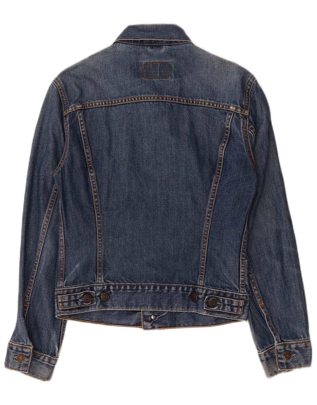 Levi's Girls Denim Jacket 11-12 Years Medium Blue Cotton