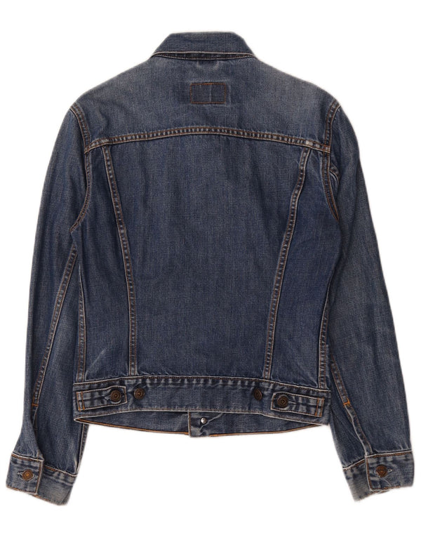 Levi's Girls Denim Jacket 11-12 Years Medium Blue Cotton