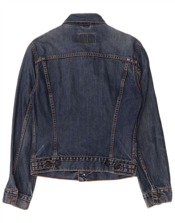Levi's Girls Denim Jacket 11-12 Years Medium Blue Cotton