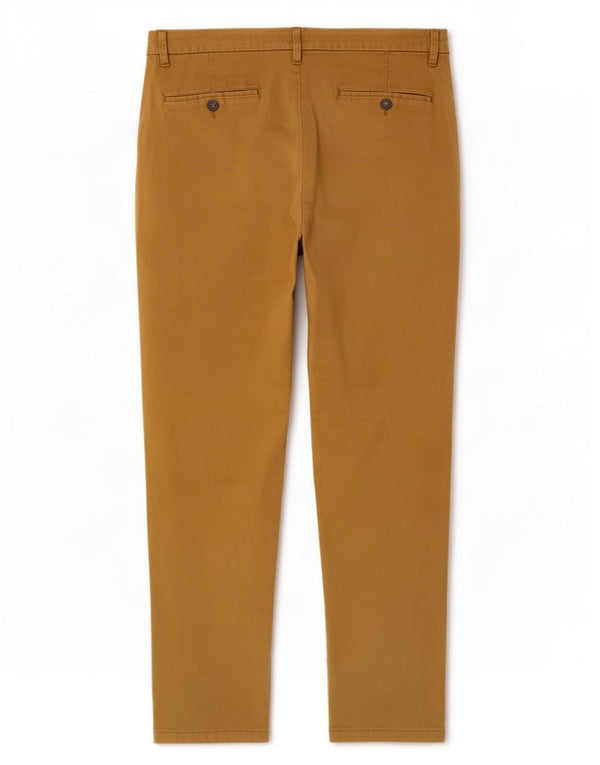 Marks & Spencer Ανδρικό Slim παντελόνι Chino W36 L31 Καφέ βαμβακερό
