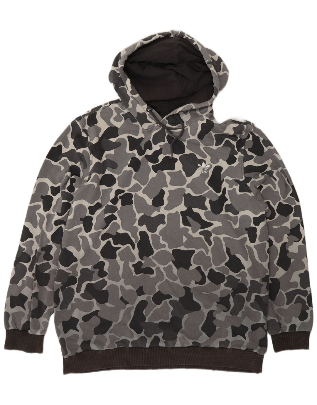 Adidas Ανδρικό Hoodie Jumper Μεγάλο Γκρι Καμουφλάζ
