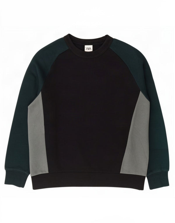 Ανδρικό φούτερ Zara Jumper Medium Black Colourblock