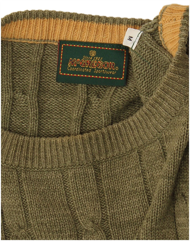 Ανδρικό πουλόβερ MC Gregor Crew Neck Jumper Medium Khaki