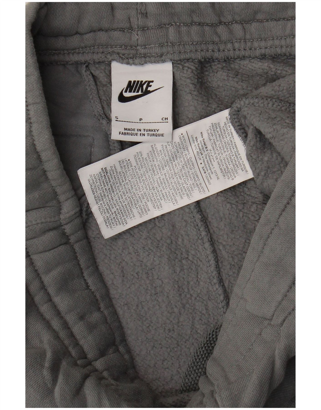 Γυναικεία αθλητική φόρμα NIKE Παντελόνι Joggers UK 10 Small Grey Cotton
