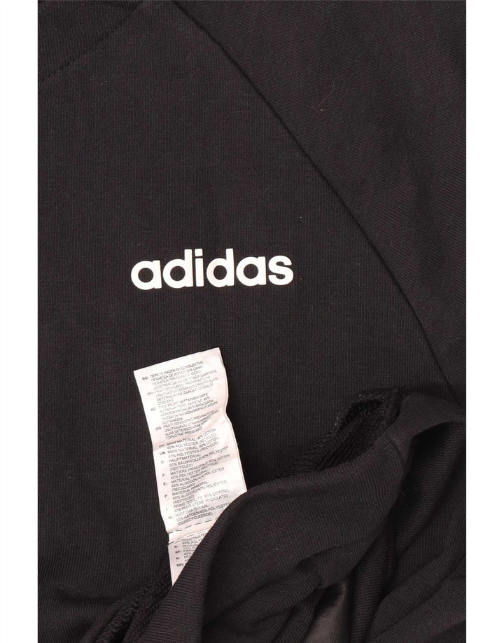 Ανδρικό φούτερ Adidas Regular Fit Jumper Μεσαίο μαύρο βαμβακερό