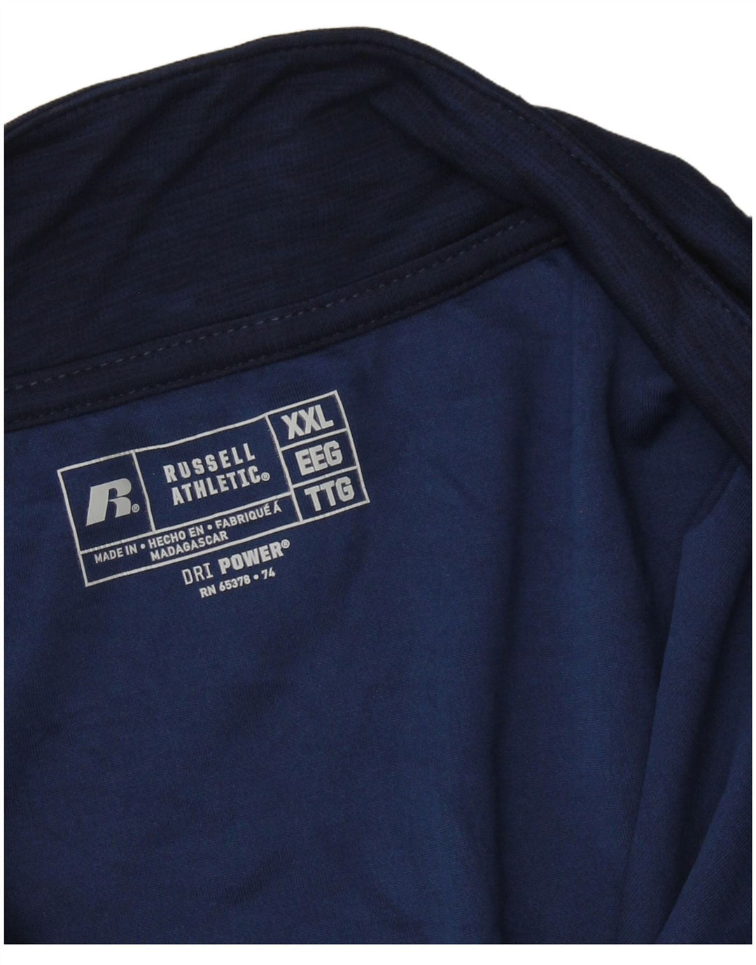 RUSSELL ATHLETIC Ανδρική φόρμα πουλόβερ Dri-Power Top 2XL Navy Blue