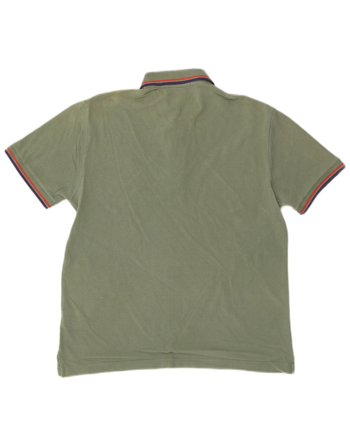 FRED PERRY Ανδρικό Πόλο Μπλουζάκι Μεσαίο Πράσινο Βαμβακερό