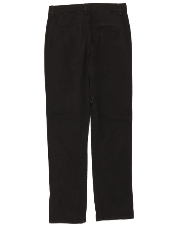 Izod Girls κανονικό παντελόνι Chino 15-16 ετών W28 L29 μαύρο βαμβακερό