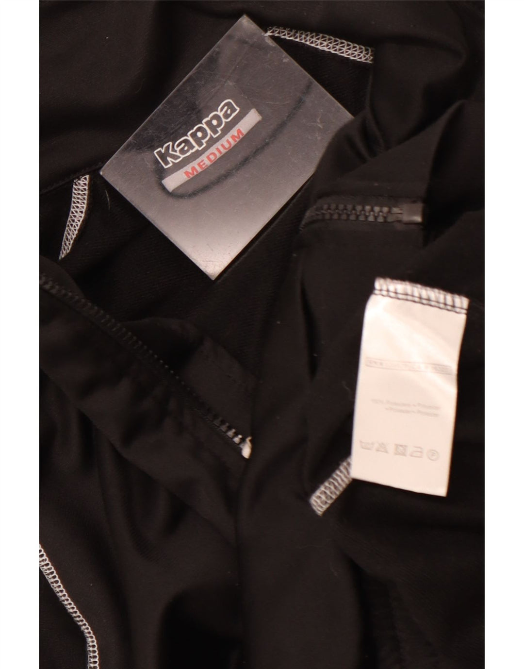 Ανδρική φόρμα γραφική Kappa Top Jacket Μεσαίο Μαύρο Πολυεστέρα