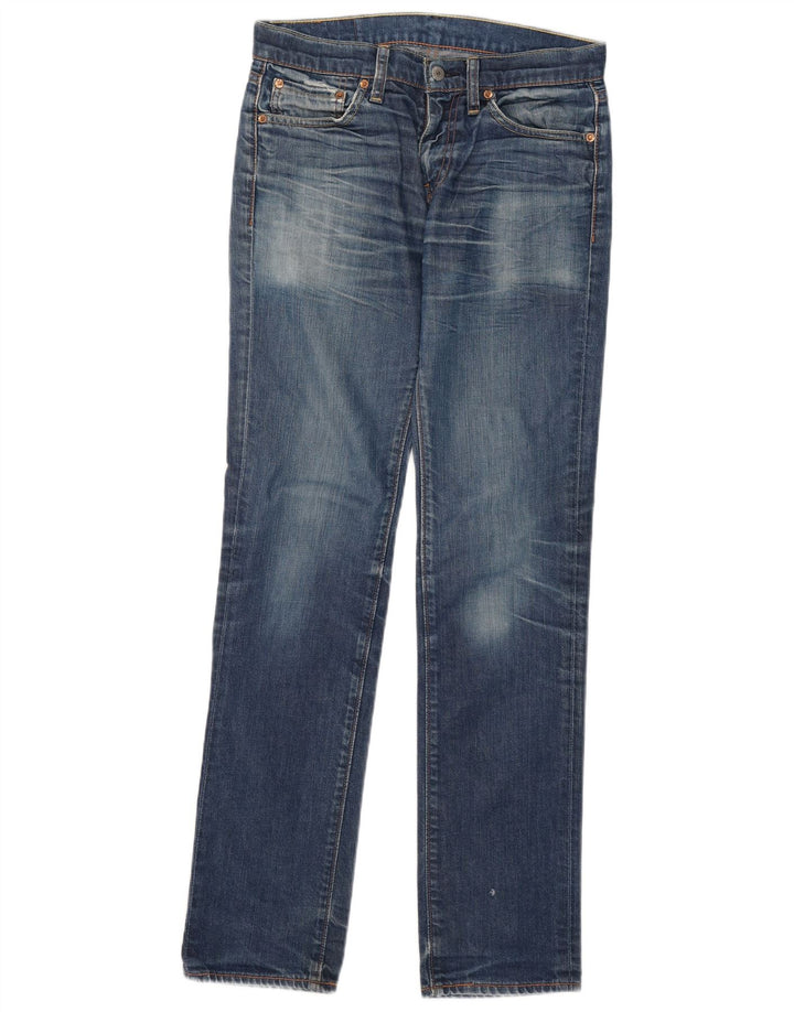 Levi's Womens 511 Slim Jeans W30 L34 Blue Cotton