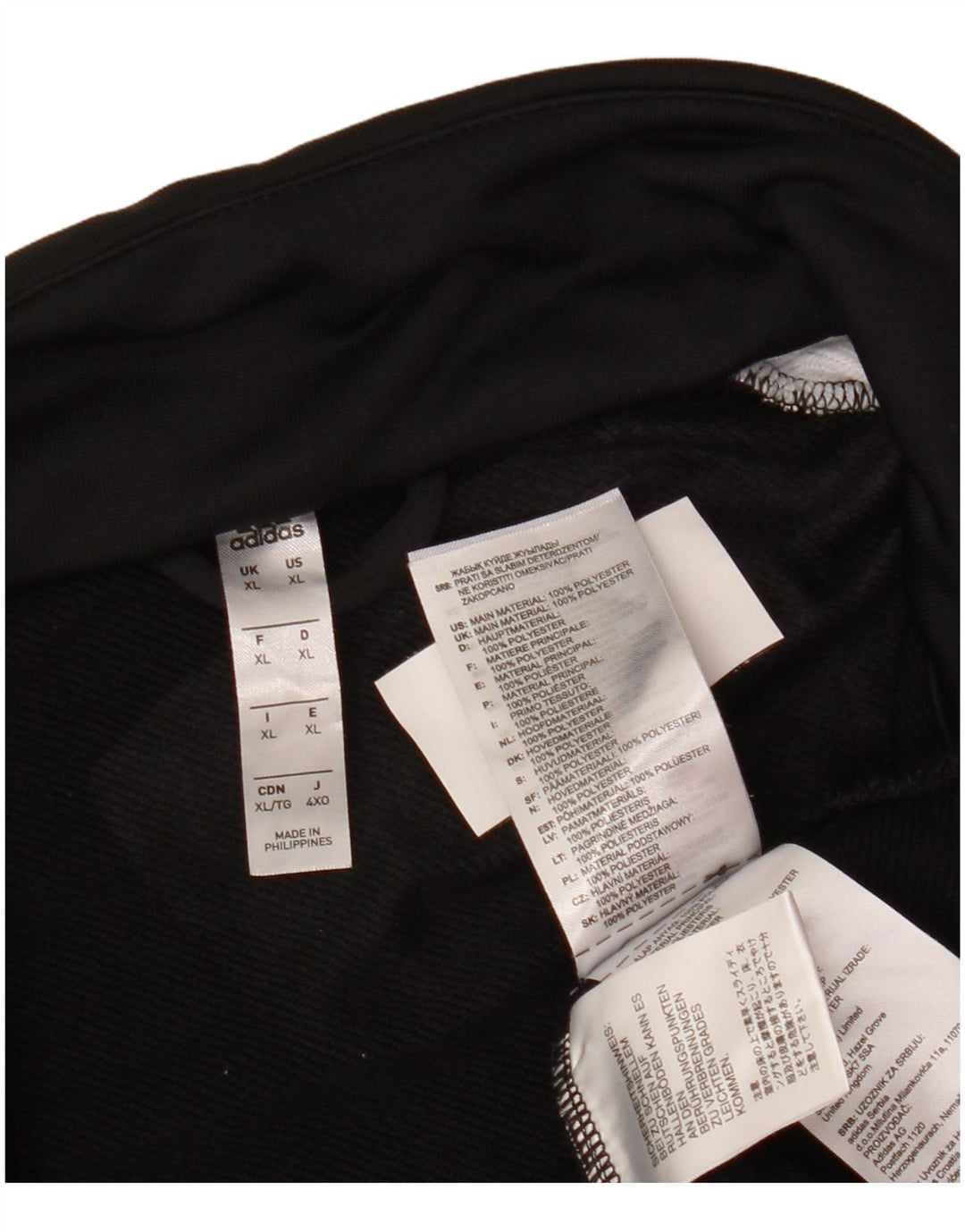 Ανδρική φόρμα ADIDAS Top Jacket XL Black Colourblock Polyester