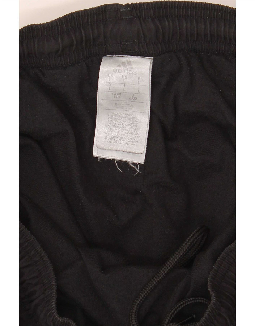 Ανδρική φόρμα Adidas Παντελόνι Joggers Μεγάλο Μαύρο Πολυεστέρα