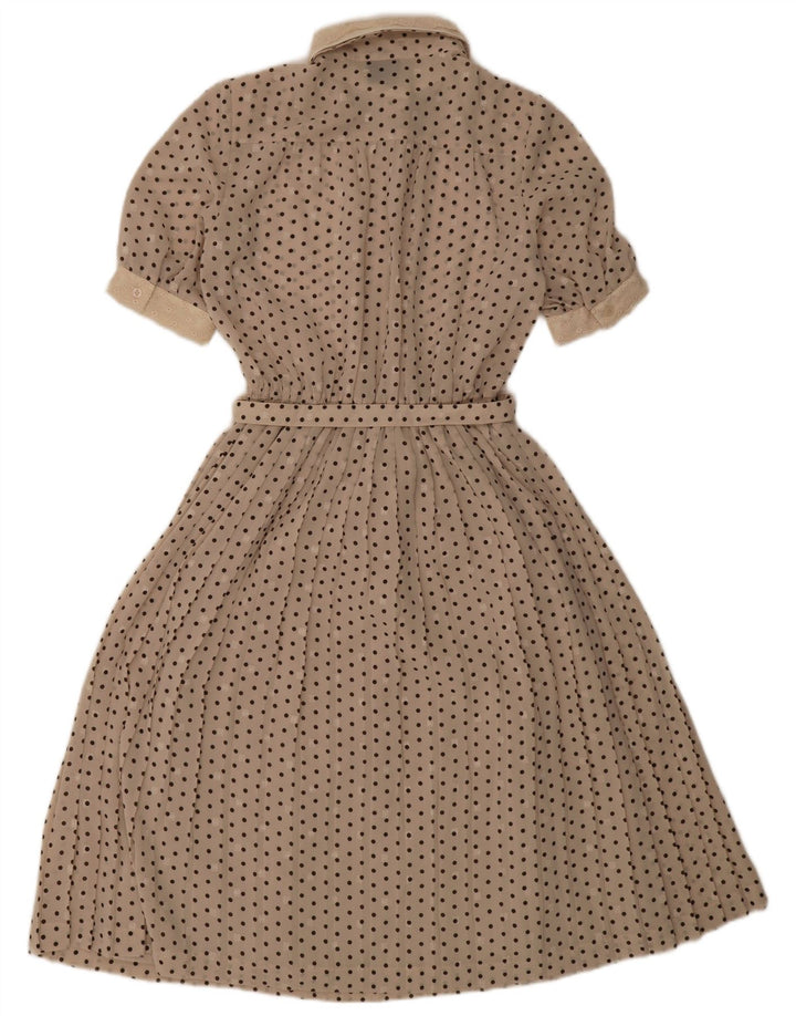 Your Sixth Sense γυναικείο φόρεμα A-Line IT 44 Μεσαίο μπεζ με στίγματα από πολυεστέρα