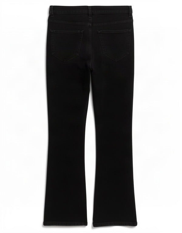 Marks & Spencer Womens The Eva Bootcut Jeans UK 12 Medium W30 L32 Black