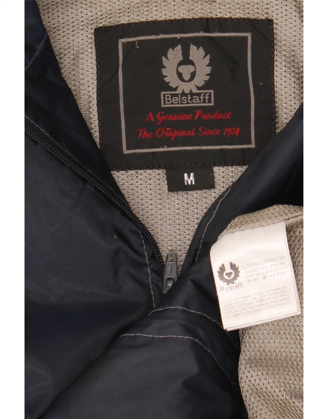 Γυναικείο μπουφάν Belstaff Bomber UK 14 Medium Navy Blue Nylon