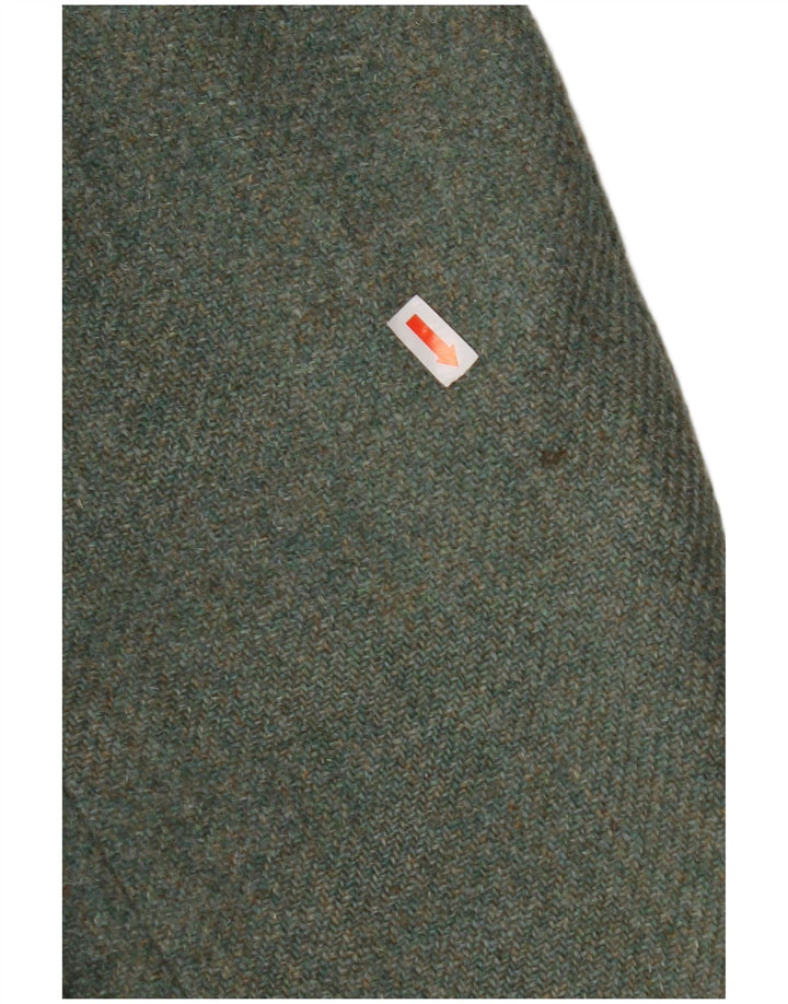 BURTON Ανδρικό σακάκι σακάκι 2 κουμπιών UK 38 μεσαίο πράσινο παρθένο μαλλί