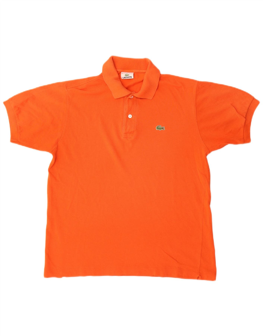 Ανδρικό πουκάμισο Polo Lacoste, Μέγεθος 4, Βαμβακερό μεσαίο πορτοκαλί