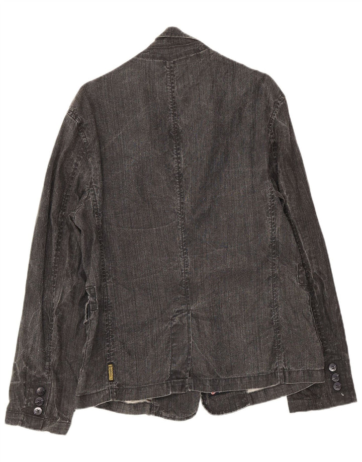 Armani Jeans Ανδρικό τζιν τζιν μπουφάν IT 50 μεσαίου γκρι λινό
