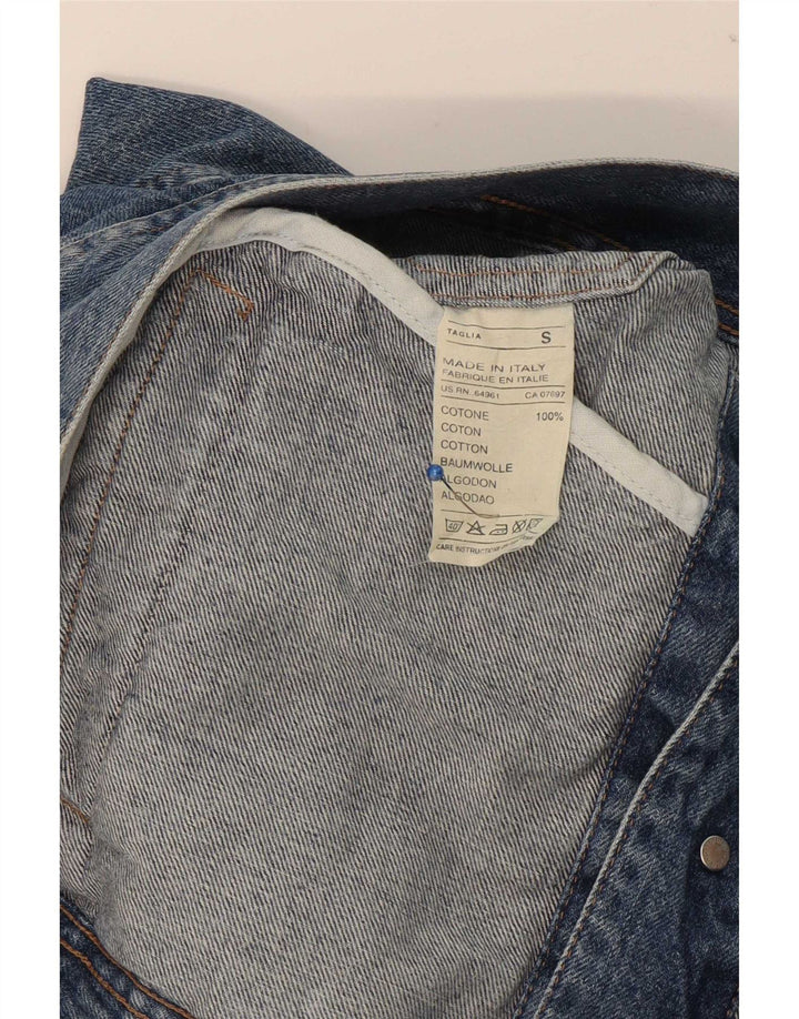 Ανδρικό τζιν μπουφάν Sisley UK 36 Small Blue Cotton