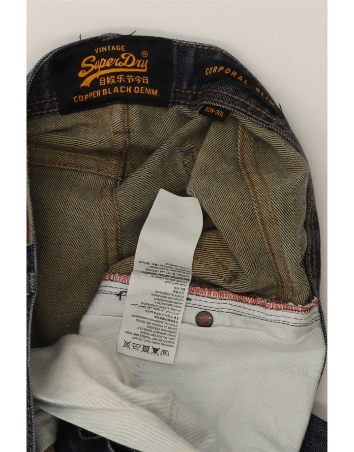 Ανδρικό Slim Jeans Superdry W32 L30 Blue Cotton