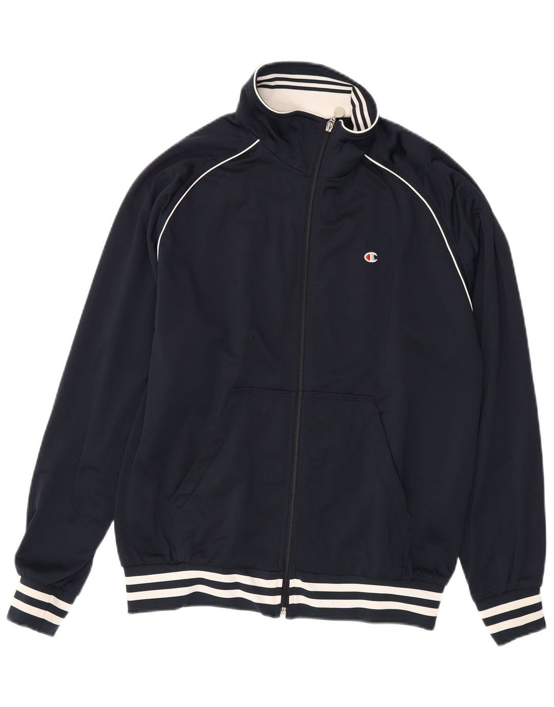 Ανδρική αθλητική φόρμα Champion Top Jacket Medium Navy Blue ριγέ Sports