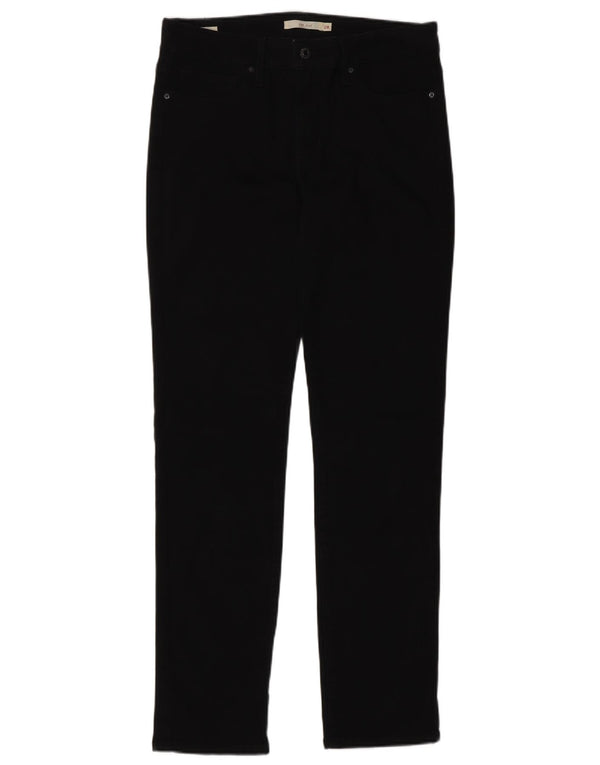 Levi's Womens 712 Slim Jeans W28 L30 Μαύρο βαμβακερό