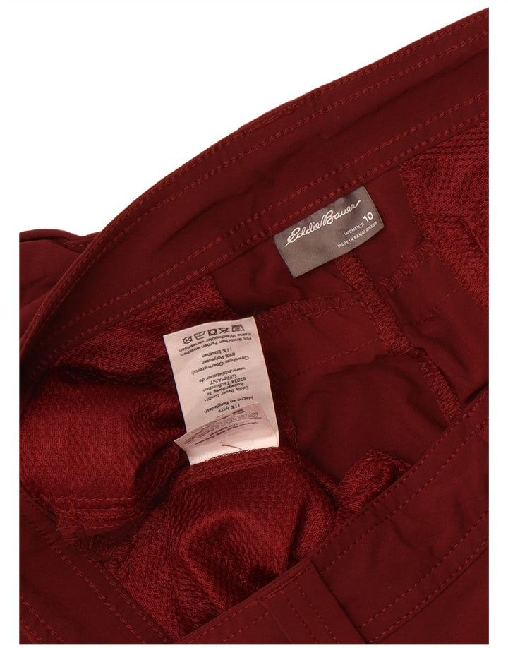 Eddie Bauer Γυναικείο παντελόνι Cargo Capri US 10 Large W34 L20 Burgundy