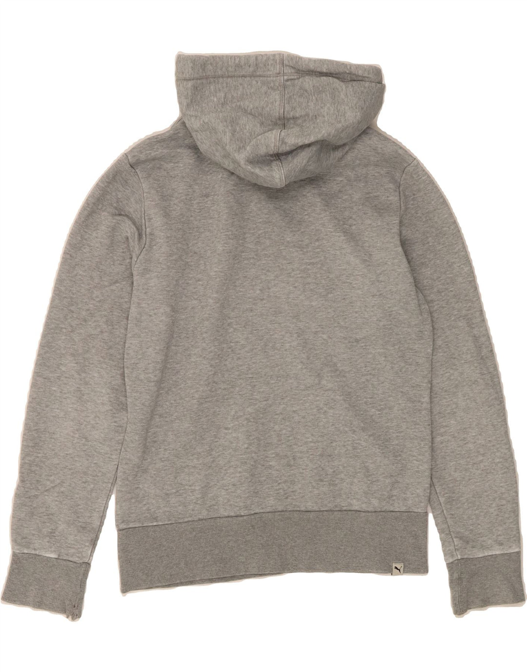 PUMA Womens Hoodie Jumper UK 12 Medium  Grey Cotton Vintage Puma and Second-Hand Puma from Messina Hembry 
