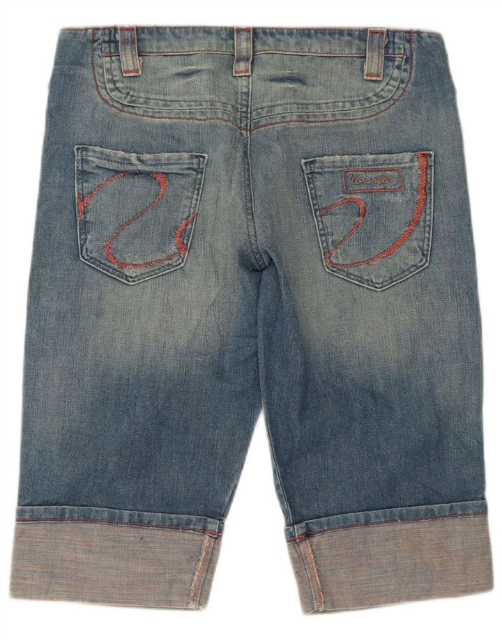 Γυναικείο τζιν βερμούδα Wrangler W29 Βαμβακερό μεσαίο μπλε