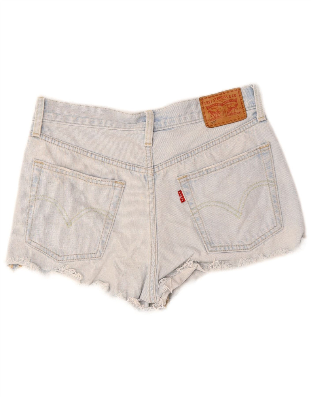 LEVI'S Γυναικείο Σορτς Τζιν 501 W27 Μικρό Μπλε Βαμβακερό