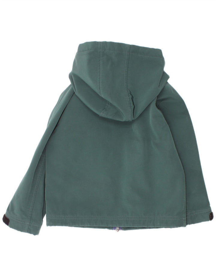 Μπουφάν K-Way Boys Hooded Windbreaker 4-5 Years Green Polyester