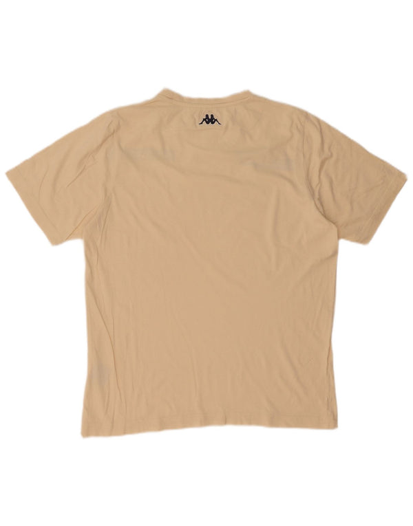 Ανδρικό γραφικό μπλουζάκι Kappa Top Medium Beige Βαμβακερό
