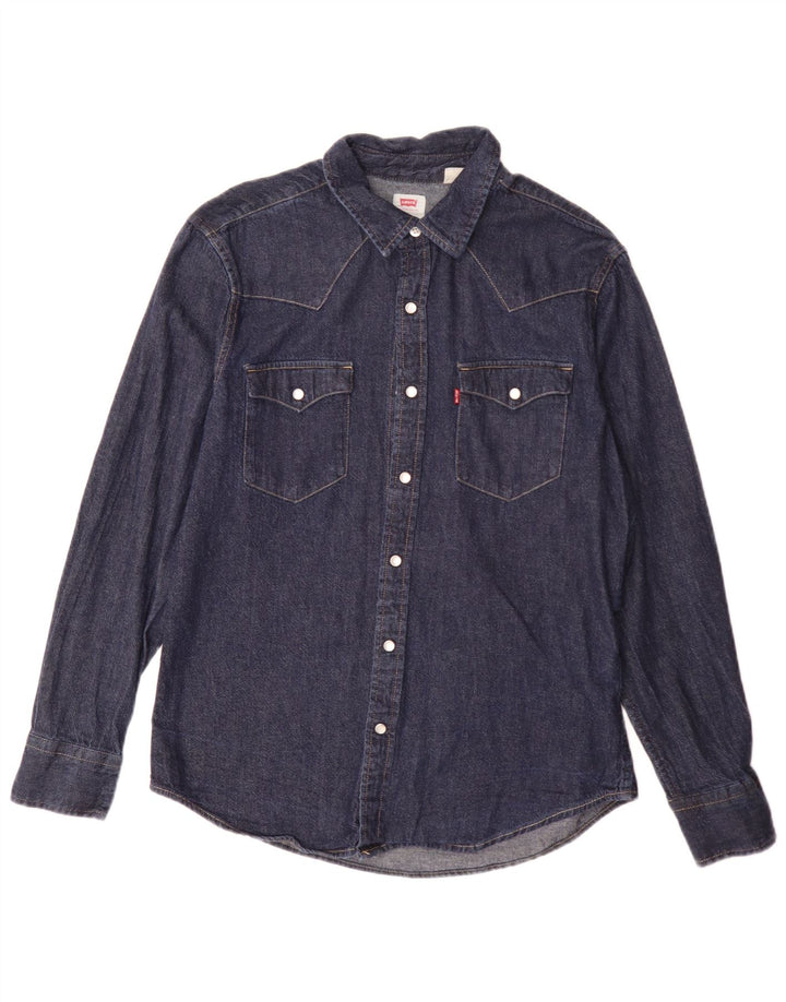 Ανδρικό τζιν πουκάμισο Levi's Standard Fit Medium Blue Classic