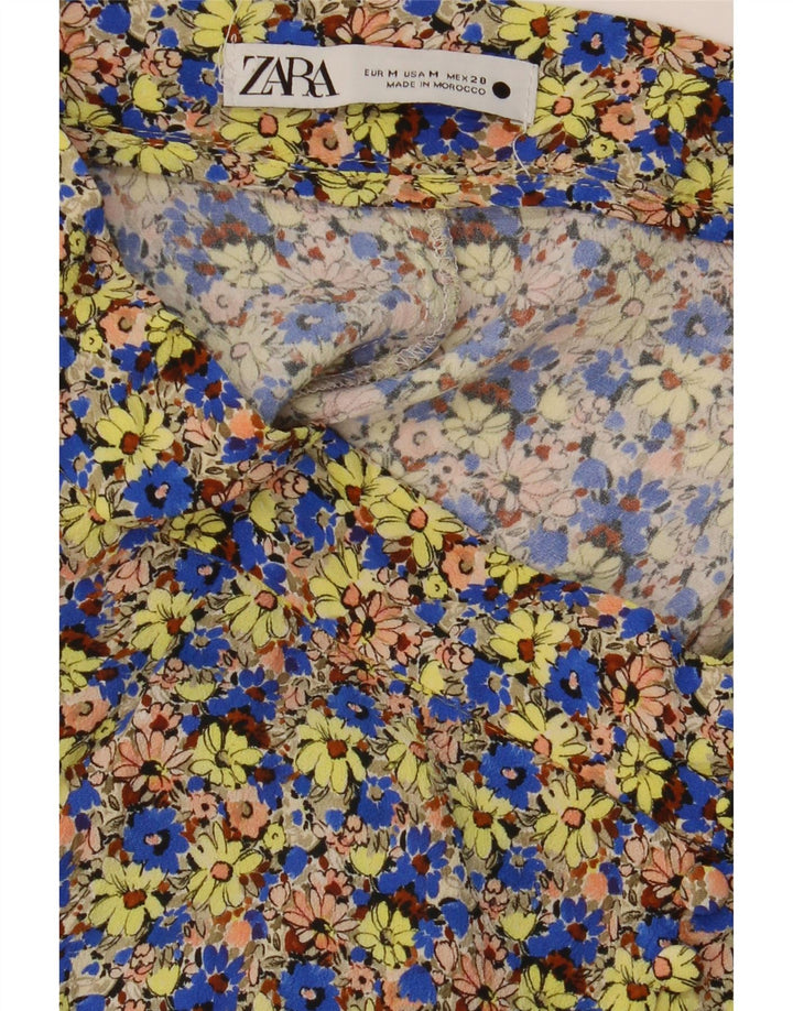 Zara Γυναικεία Maxi Φούστα Medium W29 Πολύχρωμη Floral