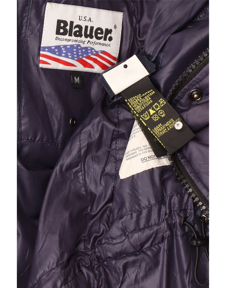 Blauer Γυναικείο μπουφάν UK 14 Medium Purple Polyester