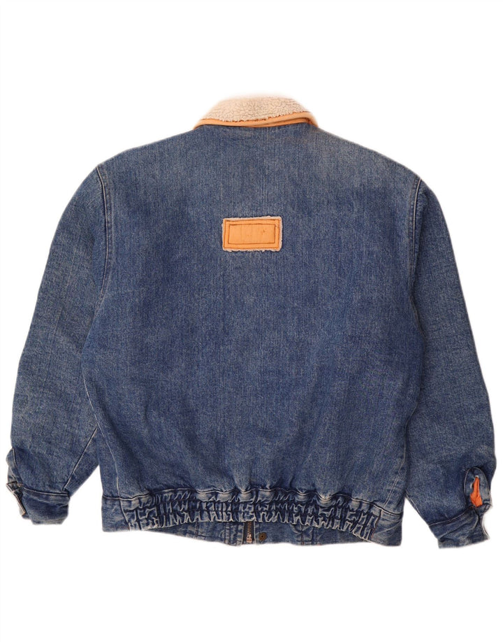 Mash Ανδρικό τζιν Sherpa Jacket UK 40 μεγάλο μπλε βαμβακερό