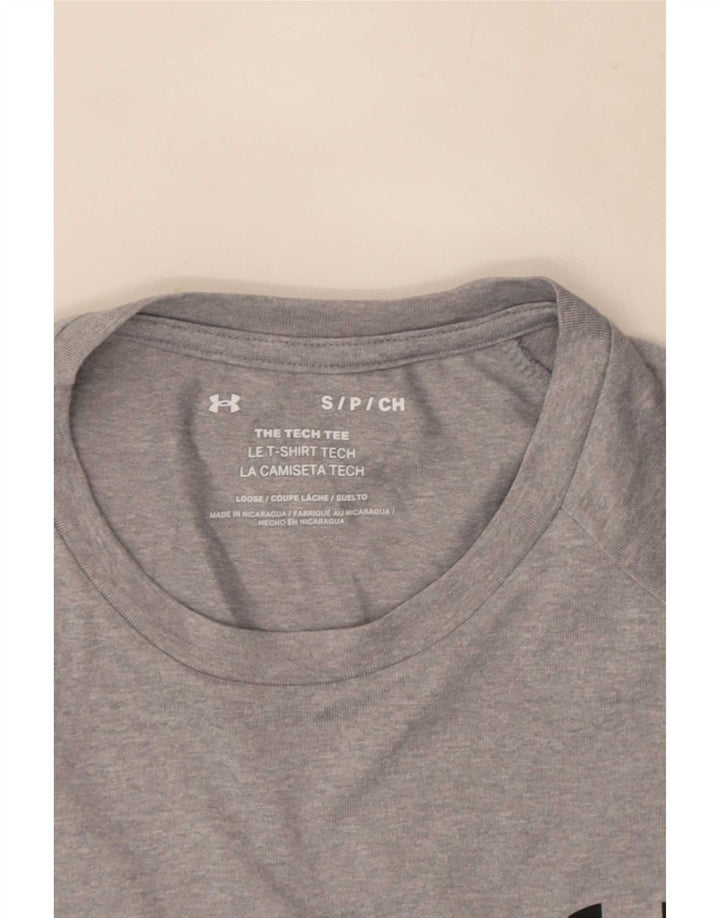Under Armour Mens T-Shirt Top Small Grey