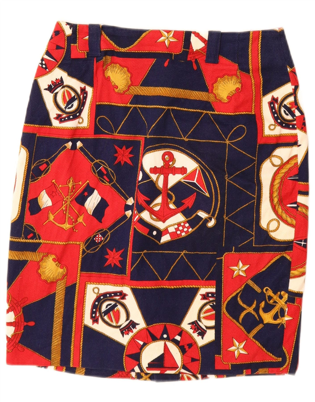 LES COPAINS Γυναικεία Pencil Φούστα IT 42 Medium W26 Navy Blue