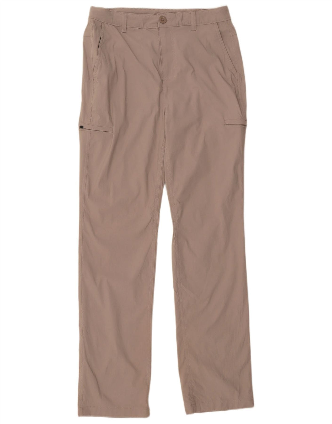 EDDIE BAUER Womens Straight Cargo Trousers US 8 Medium W30 L31 Grey Nylon
