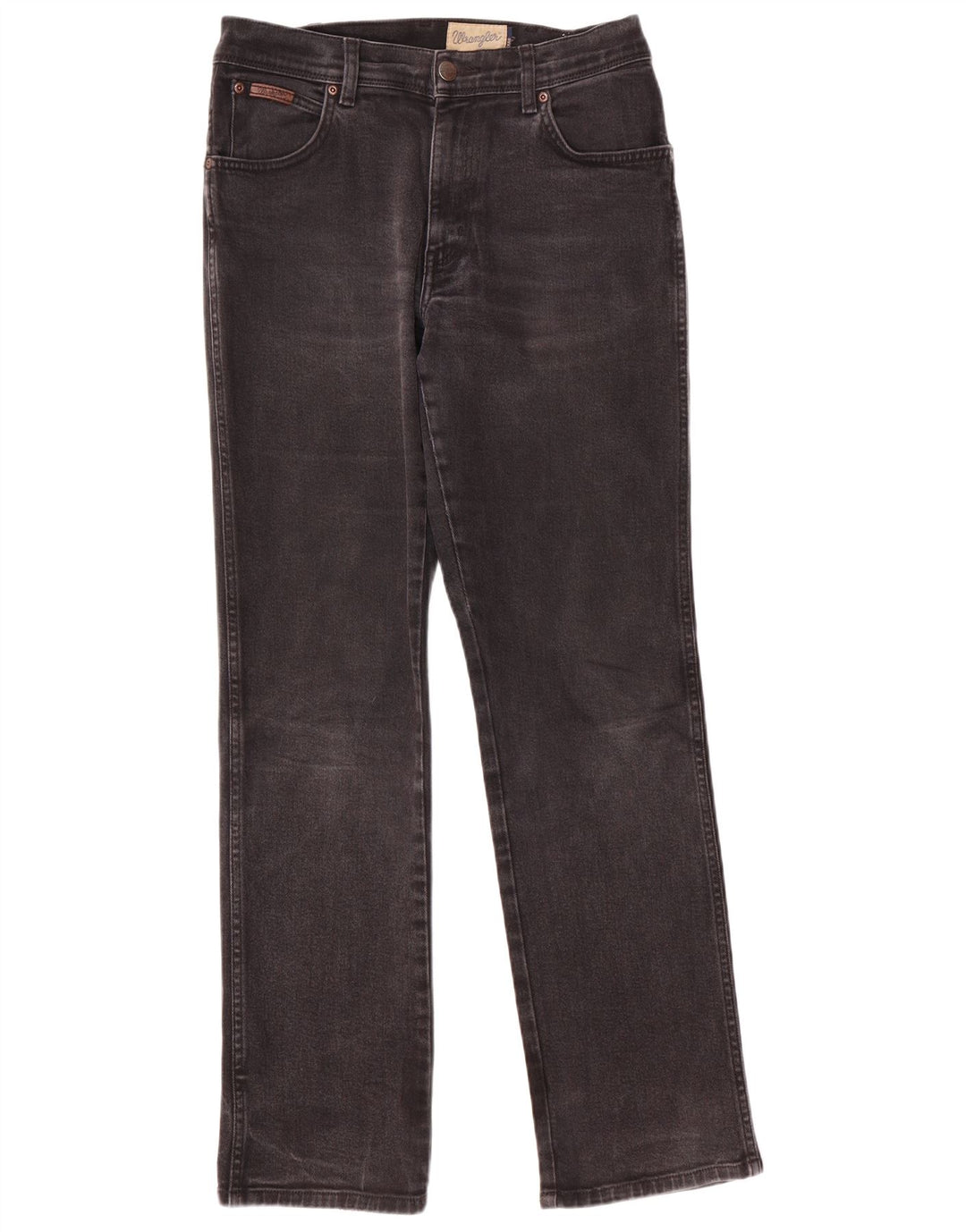 Ανδρικό τζιν Texas Straight Wrangler W31 L32 Γκρι βαμβακερό