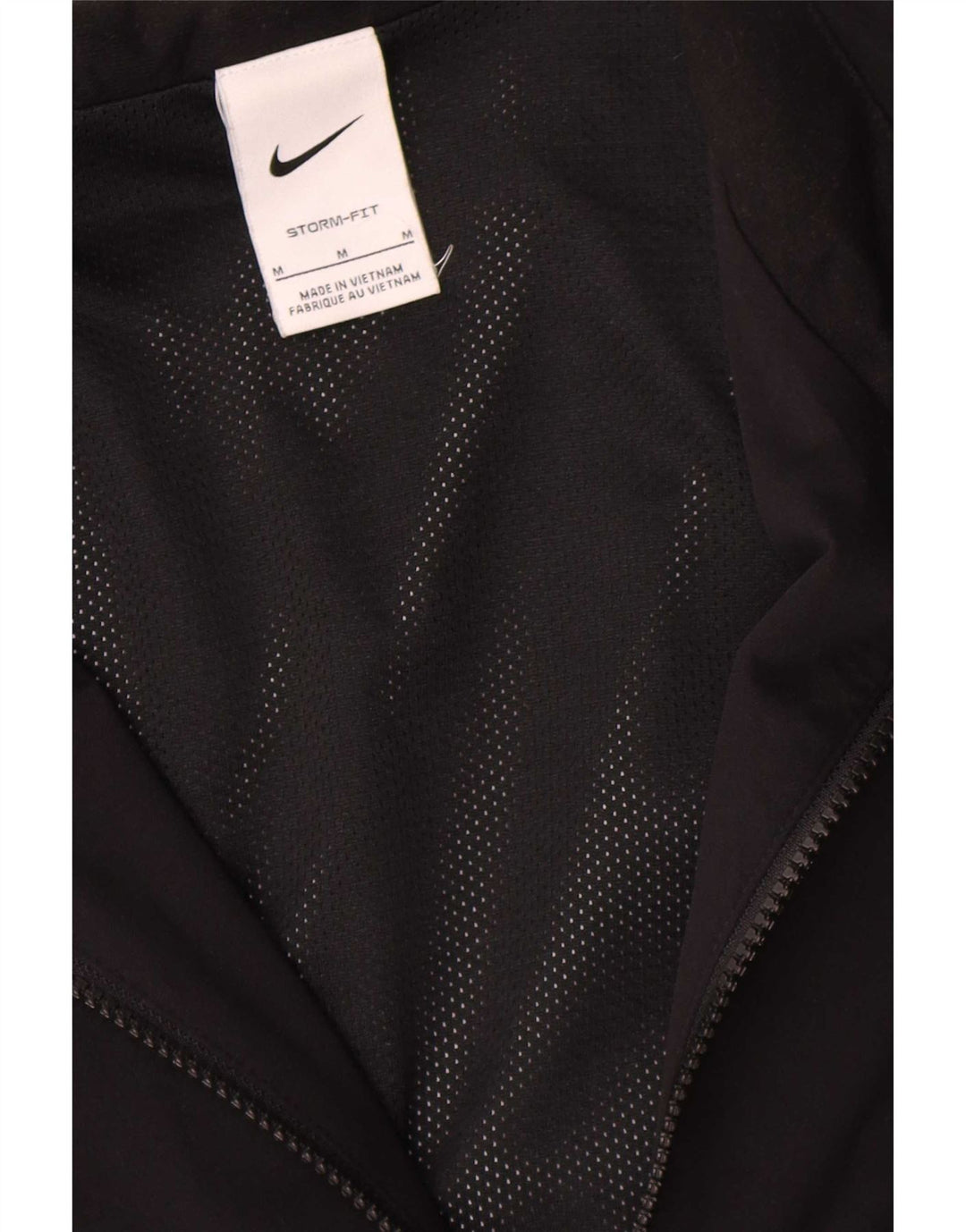 Ανδρική φόρμα φόρμας Nike Storm-Fit Μπουφάν με μεσαίο μαύρο πολυεστέρα